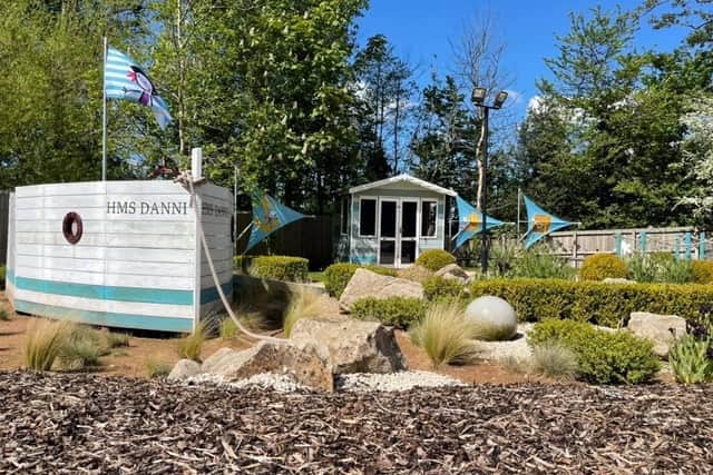 The seaside garden at Derian House Children’s Hospice. The gardens at the hospice will be open in August as part of the National Gardens Scheme