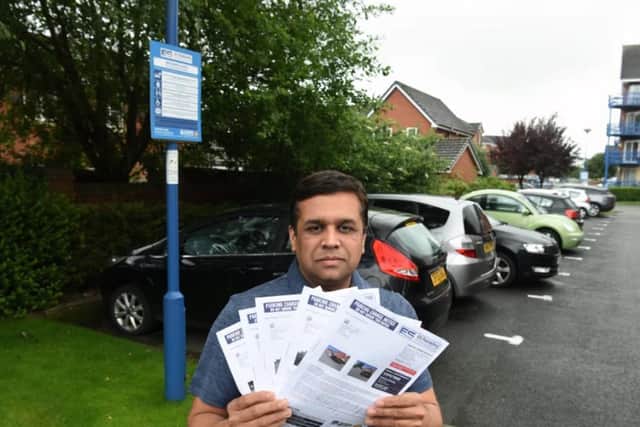 Mayank Soni, who has spearheaded the campaign against parking tickets in his neighbourhood.