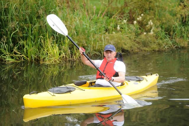 Chorley MP Sir Lindsay Hoyle takes part in the charity kayak challenge
