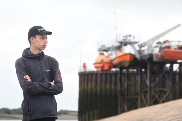Kye Cudlip, 19, saved a drowning man's life after alerting the coastguard to distant cries for help. Pic: Daniel Martino/JPI Media