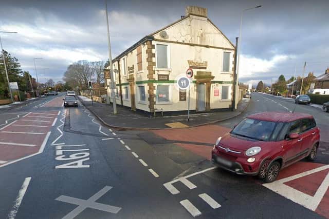 The proposal is for the former Windmill Hotel pub at the junction of Preston New Road and Branch Road to be flattened to make way for a petrol station and convenience store (image: Google)