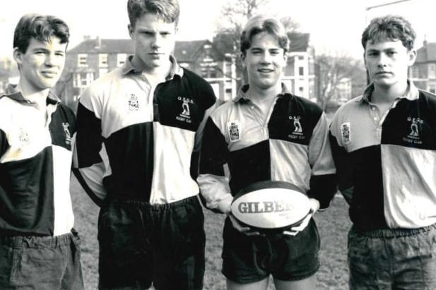 Queen Elizabeth Grammar School. Rugby players. Published in the Wakefield Express 12.2.1993.