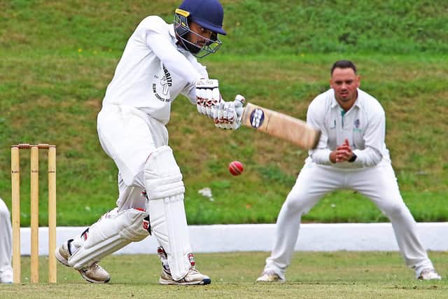 Atharva Taide scored 71 and took six wickets in Lancaster's victory over Leyland at Lune Road.  Photo: Tony North