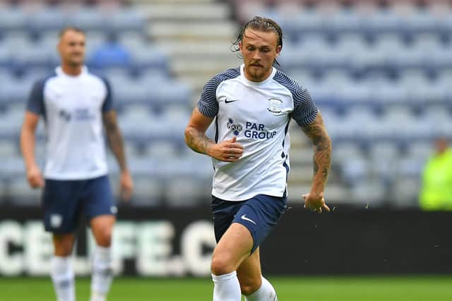 Jamie Thomas in action for PNE against Wigan