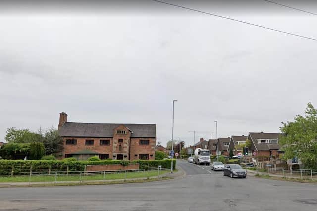 A 17-year-old girl was reportedly raped in Dunkirk Lane, near the junction with Schleswig Way, in Leyland at around 2am on Saturday, July 17. Pic: Google