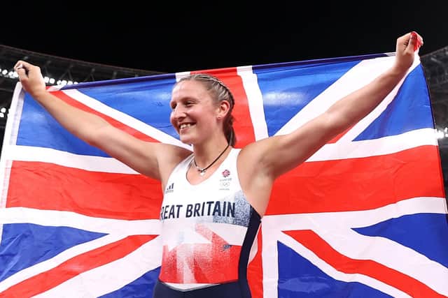 Holy Bradshaw flies the flag for Team GB after her bronze medal show (Getty Images)