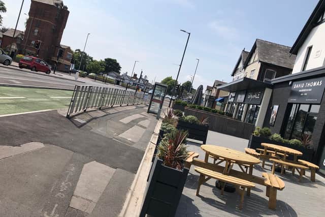 Do Liverpool Road's pavements need an upgrade if more people are going to be sitting out on them?