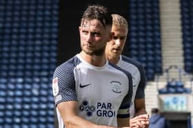 Preston skipper Alan Browne looks far from happy after the 4-1 opening-day drubbing