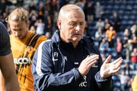 PNE head coach Frankie McAvoy after the final whistle against Hull at Deepdale