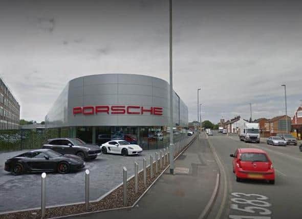 The showroom opened in 2019 and is home to 35 Porsche cars, some worth more than £100k