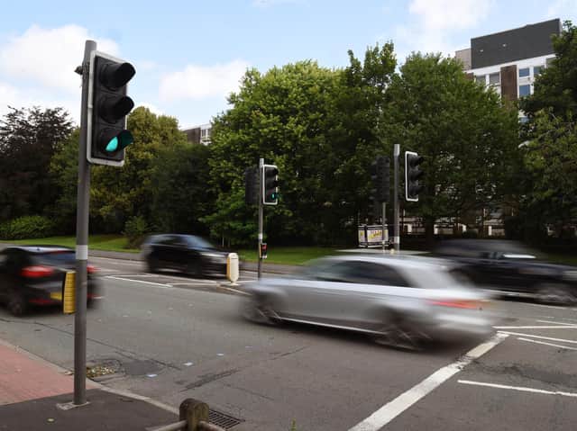 There is currently a 'toucan' crossing outside what will become a new specialist maths college on London Road in Preston - but should it be replaced with a footbridge? (image: Neil Cross)