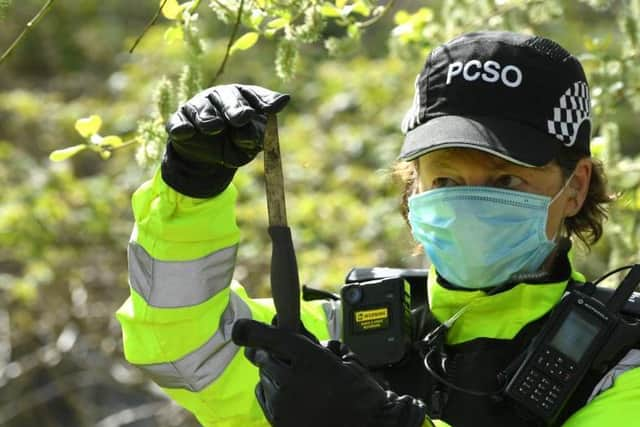 Lancashire Police are completing knife sweeps in city hotspots