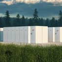 A typical  battery storage farm