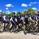 The Harry Middleton Cycling Club on a weekend ride
