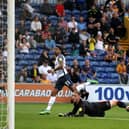 Scott Sinclair fires Preston North End into the lead against Mansfield at Field Mill