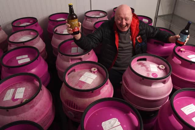 Ben's Brewery is very much a family affair with Ben’s father and son (both called Keith) involved. Pictured is Keith senior.