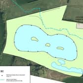 The proposed fishing lake on the outskirts of Great Eccleston