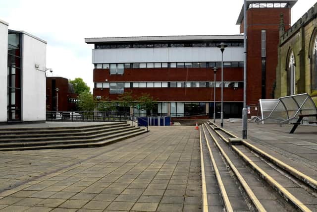 The sunken "basin" area surrounded by UCLan's students' union building, St. Peter's arts centre and library - soon to be revamped (image: Neil Cross)