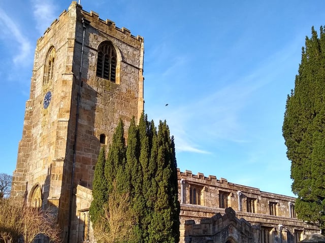 St Michael's Church in Kirkby Malham which is a feature along the Walter Morrison Way.