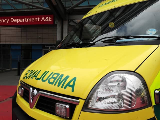A North West Ambulance Service (NWAS) vehicle