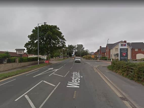Westgate in Morecambe has been closed from Westcliffe Drive to Crewgarth Road since the early hours of the morning whilst police deal with the incident. Pic Google