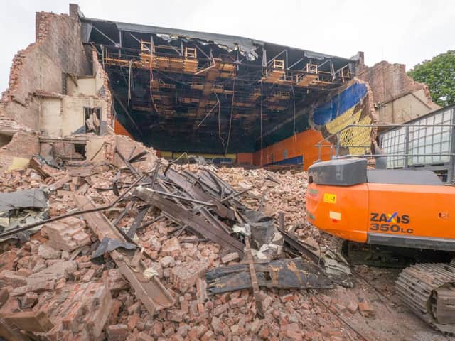 The former Odeon Cinema and Gala Bingo hall is being demolished this weekend. Picture by Boyd Harris