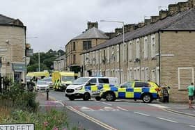 The scene of the sad incident yesterday. Picture by Ben Gildert
