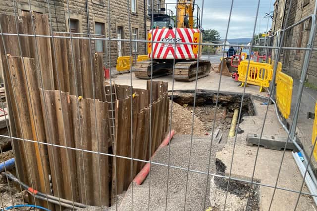 'Complex' works are still being carried out on the collapsed sewer pipe