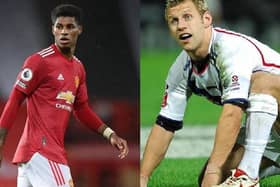 Marcus Rashford (left) and Rob Burrow (right) are among the five nominees for the best authored documentary.