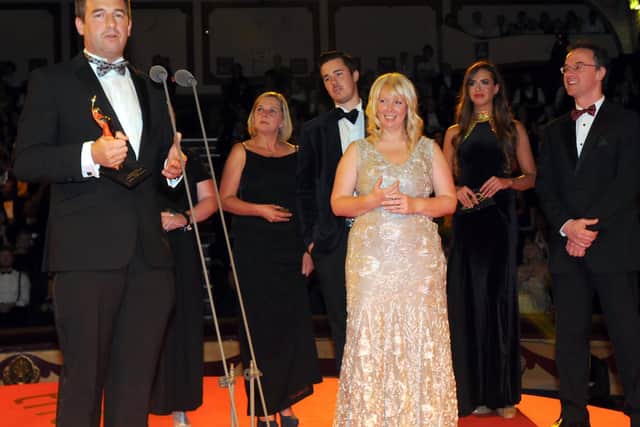The team from Connect 2 Cleanrooms pictured winning a BIBAs award. The firm has made use of the Made Smarter programme