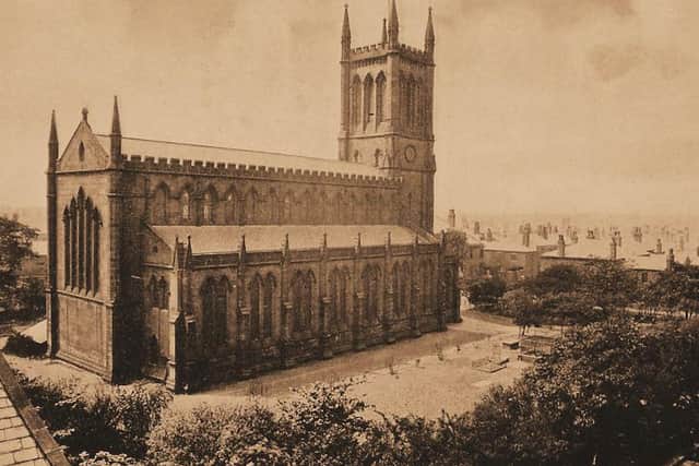 St George Church in Chorley around 1914. It was one of several known across the country as "Waterloo churches"