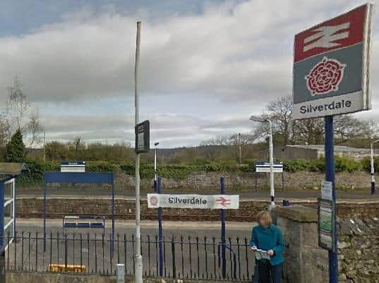 Silverdale railway station will receive a grant of up to £50,000 from the Accessbility Fund to make accessibility improvements. Picture by Google Street View.