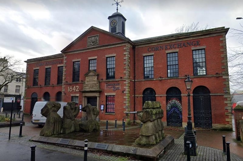 1842 Bar, Exchange Sq, Lune Street, Preston. Well-behaved dogs welcome - and they get a bowl of water.
