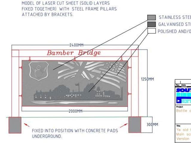 The drawings submitted to planning bosses