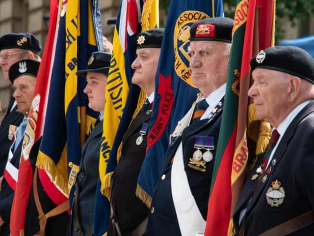 Standard bearers were looking forward to parading their colours in the city centre.