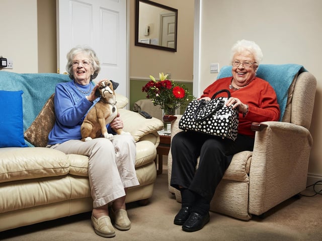 Gogglebox stars Mary Cook (left) and Marina Wingrove.