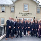 Some of the team from the Spa Hotel at Ribby Hall Village which is marking tis 10th anniversary