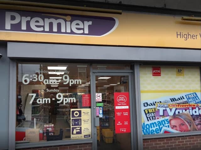 The new Post Office opened on Friday (August 20) inside the Premier shop in Higher Walton Road, run by Mr Hiren Patel. Pic: Higher Walton Post Office