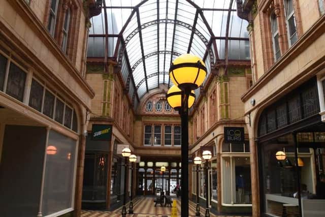 The inside of the Miller Arcade