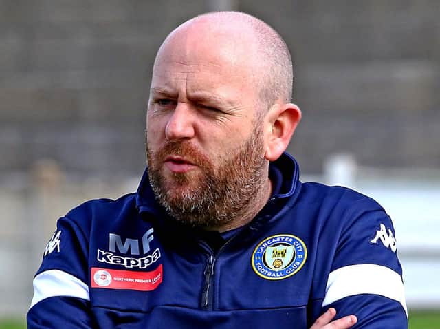 Lancaster City boss Mark Fell (photo: Tony North)