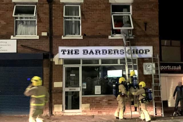 Lily's dad Mike Swanson, 42, grabbed his ladders and rushed to help those trapped in the first-floor flat as fire crews made their way to the scene