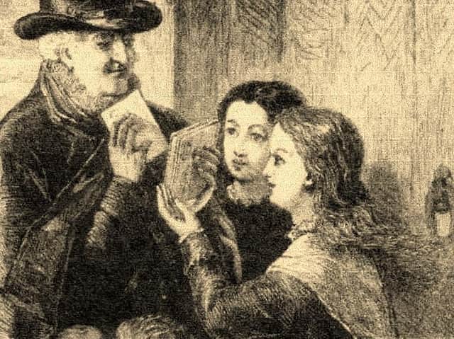 Not all Valentine cards were so happily received