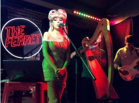 Grace Monaco kicks things off on the opening night of Glastonferret (Image: The Ferret).
