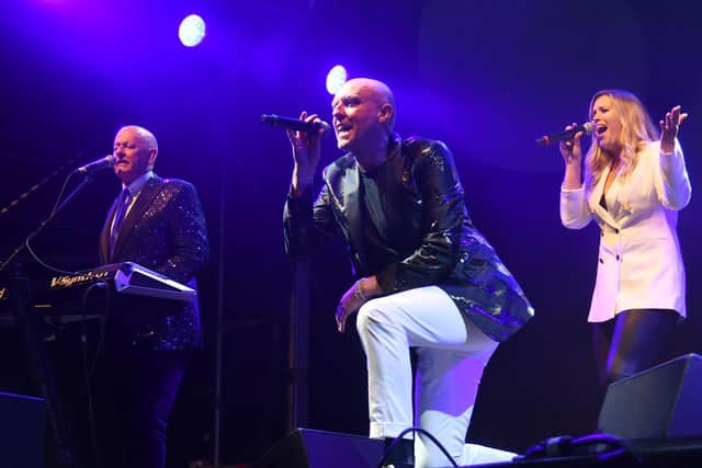 Heaven 17 wow the crowd at Wonderhall at Lytham Hall pictures Darren Nelson