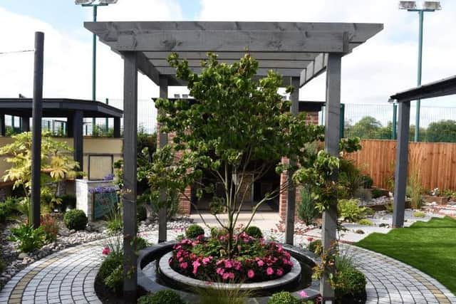 The sensory garden was developed with a grant from the Lancashire Environmental Fund