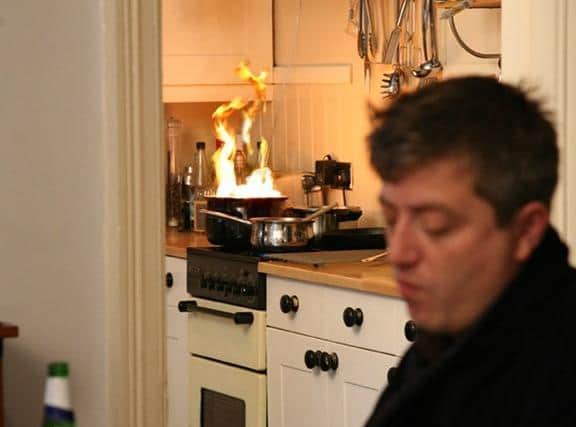 LFRS was called out to 119 cooking fires caused by distractions in the home last year, making up some 36 per cent of all cooking-related fires.