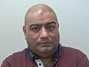 Jitendra Karia (pictured) was sentenced to 15 months in prison after faking an armed robbery in Preston. (Credit: Lancashire Police)