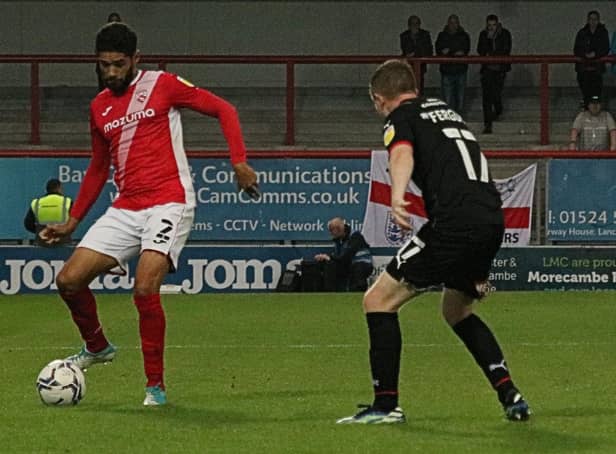 Kelvin Mellor's final appearance for Morecambe came a fortnight ago against Rotherham United