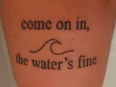 The tattoo in question