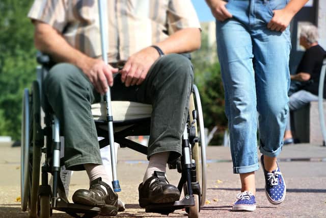 The British Red Cross give out 75,000 wheelchairs each year.